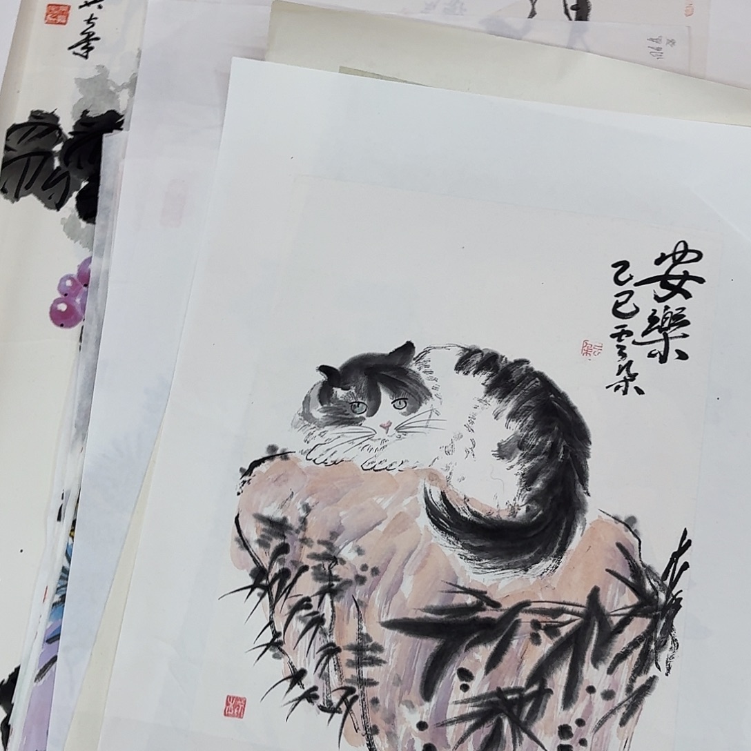 国画小尺幅手绘作品