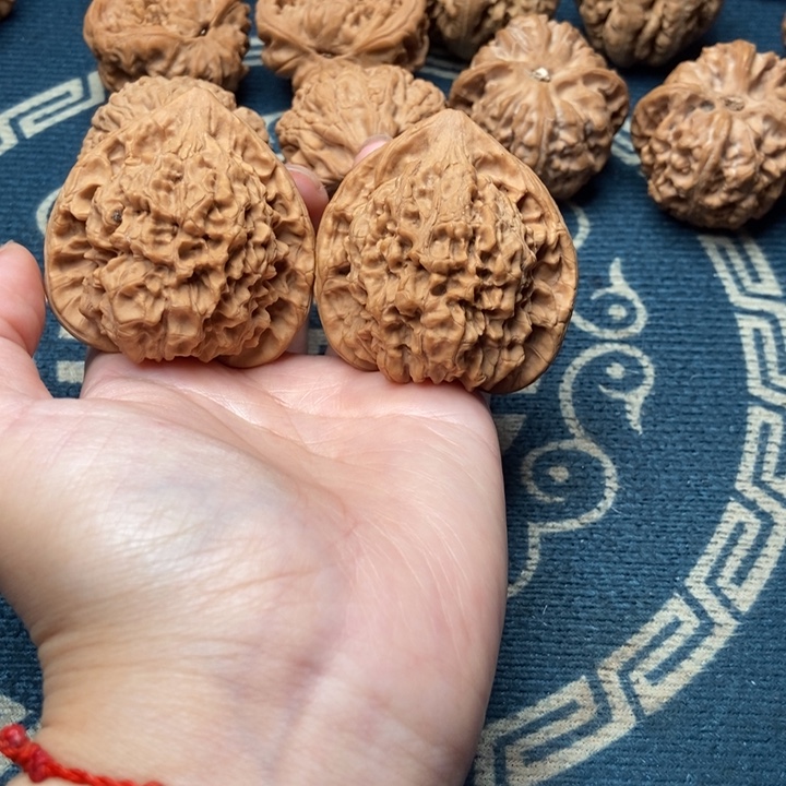 桃核把件官帽49全