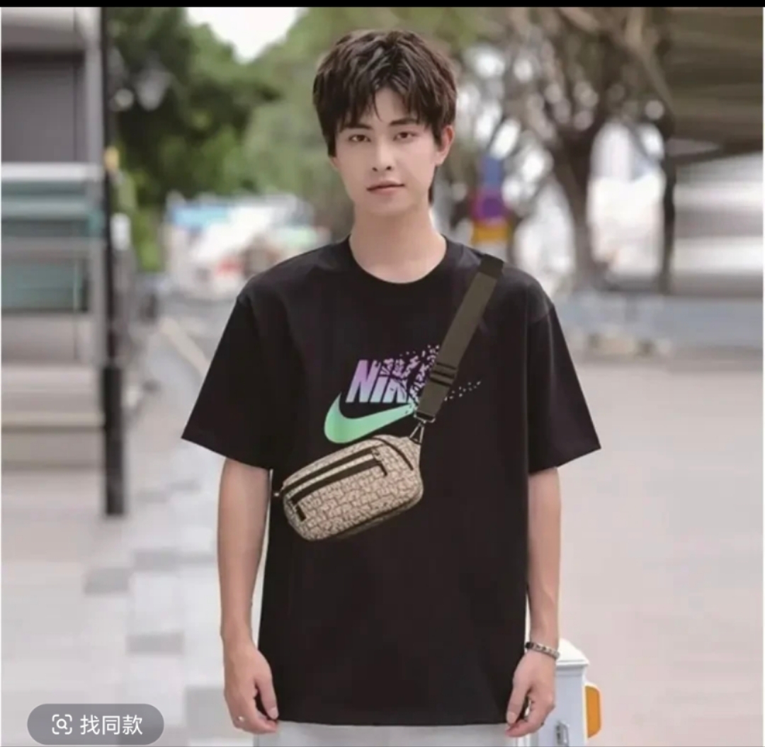 短袖时尚百搭潮流情侣休闲潮流ins半袖圆领印花夏季男女同款T恤