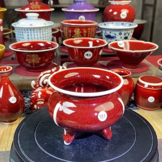 【闪购商品】景德镇名陶坊原矿郎红181号