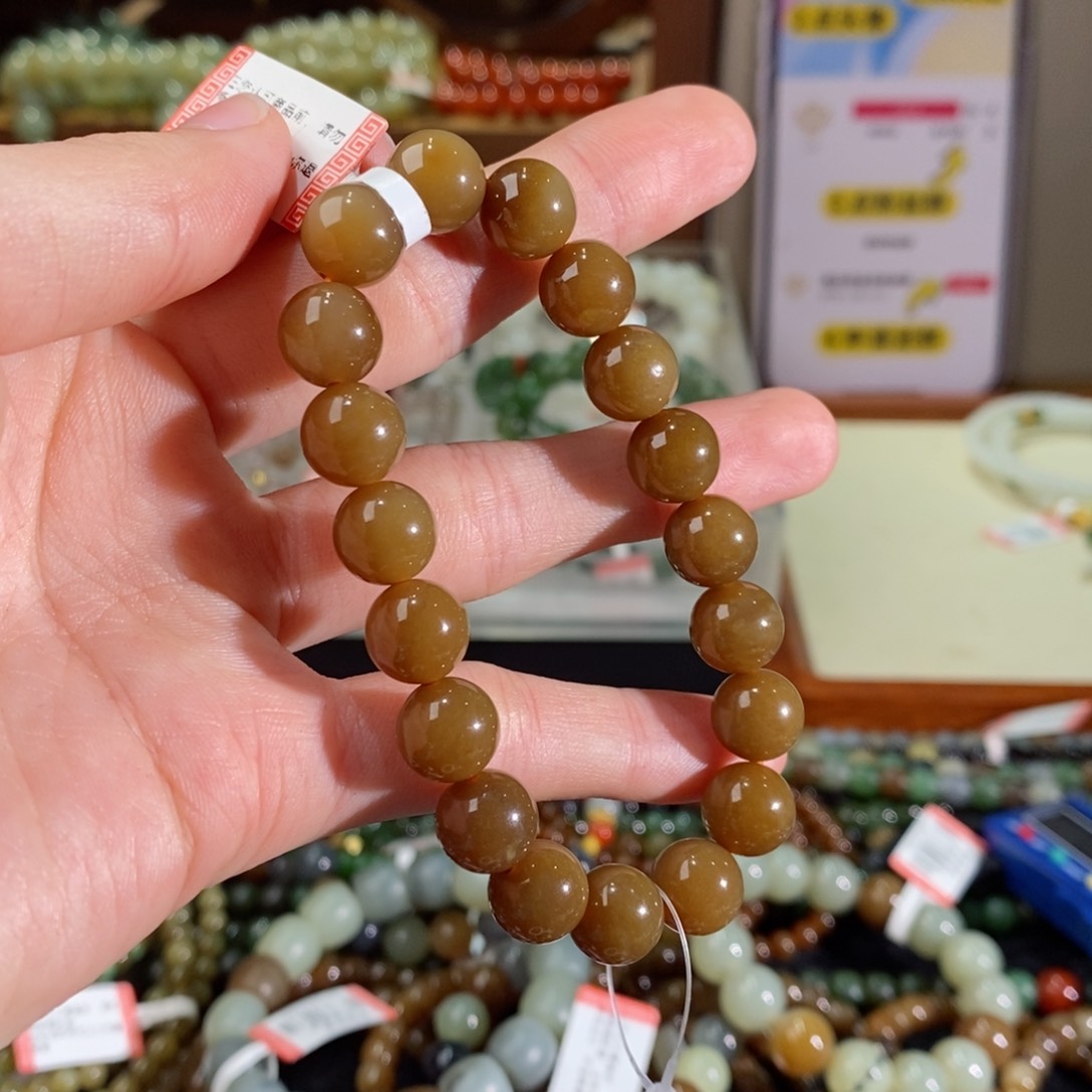 和田玉手链未镶嵌