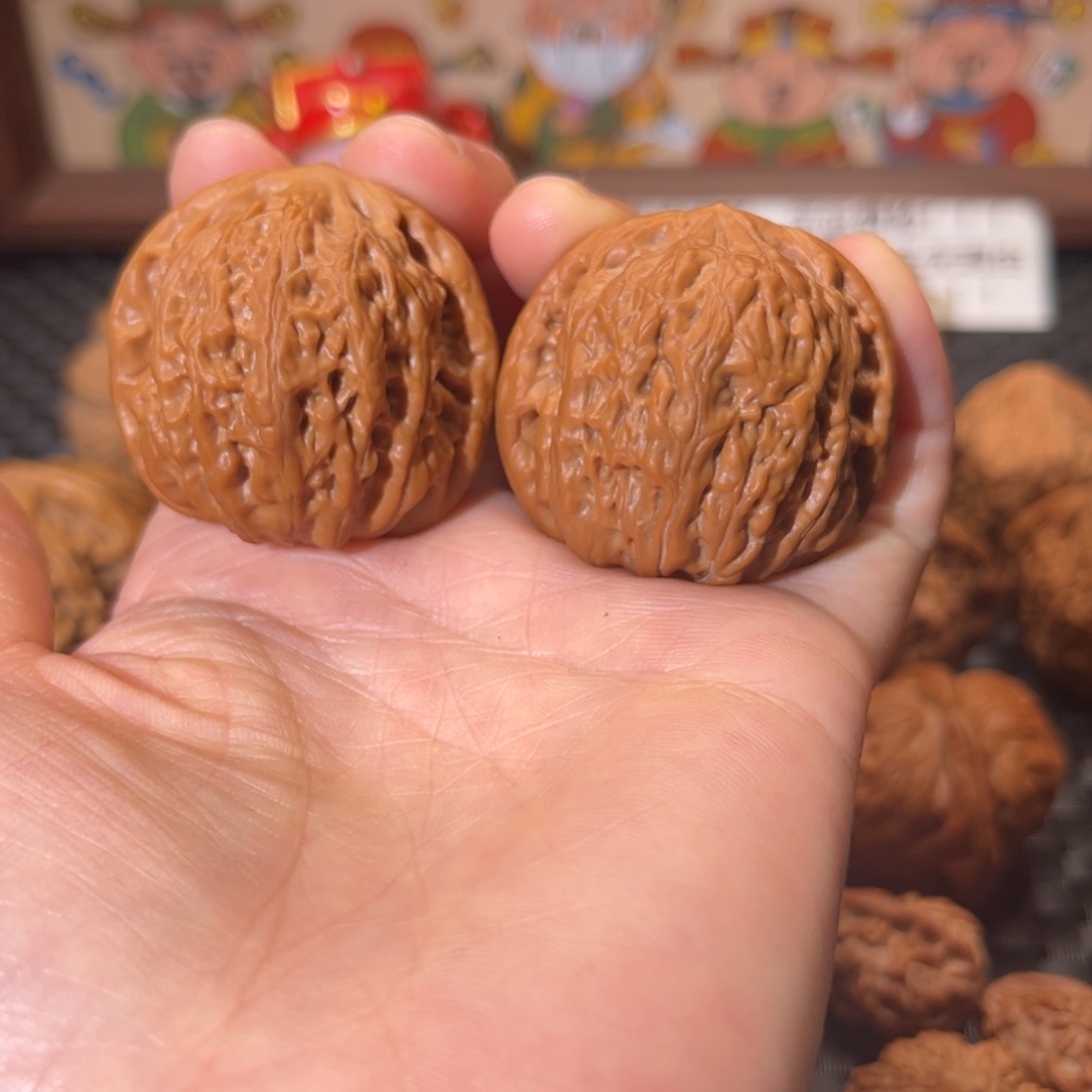 核桃文玩铁锤37尺