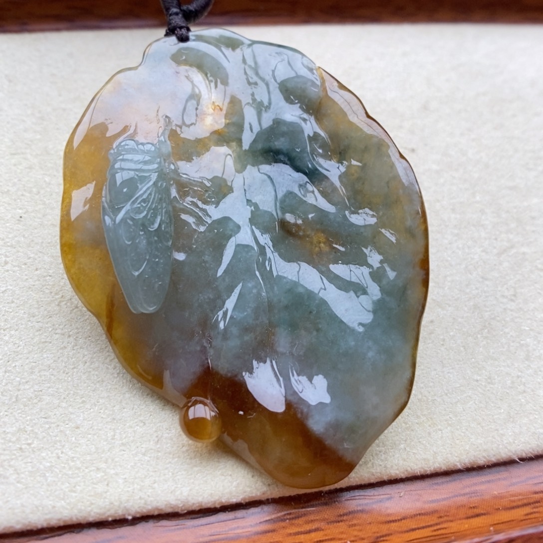 翡翠未镶嵌颈饰吊坠26