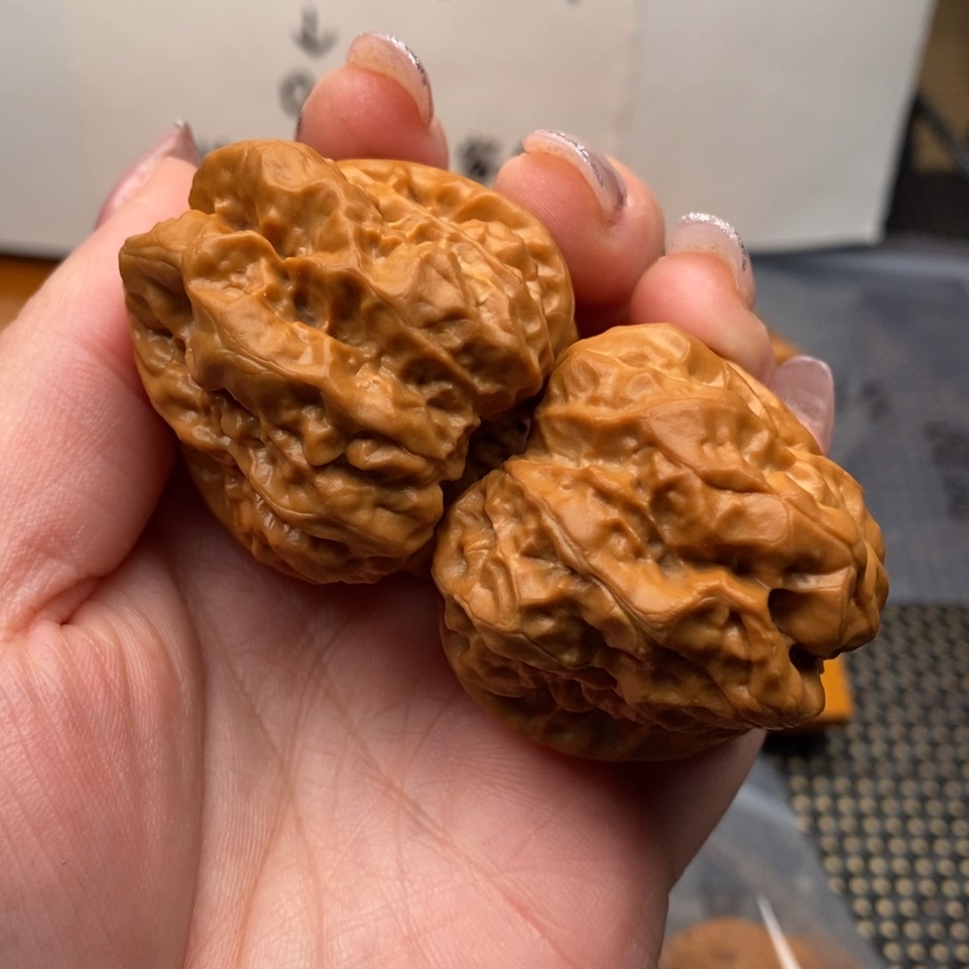 文玩核桃把件边39左右