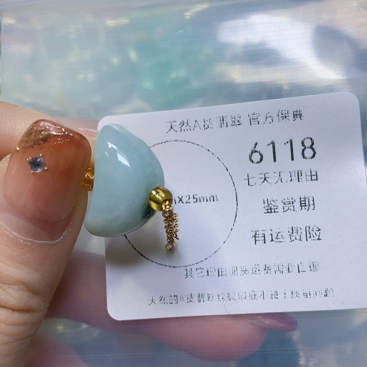 翡翠颈饰未镶嵌翡翠