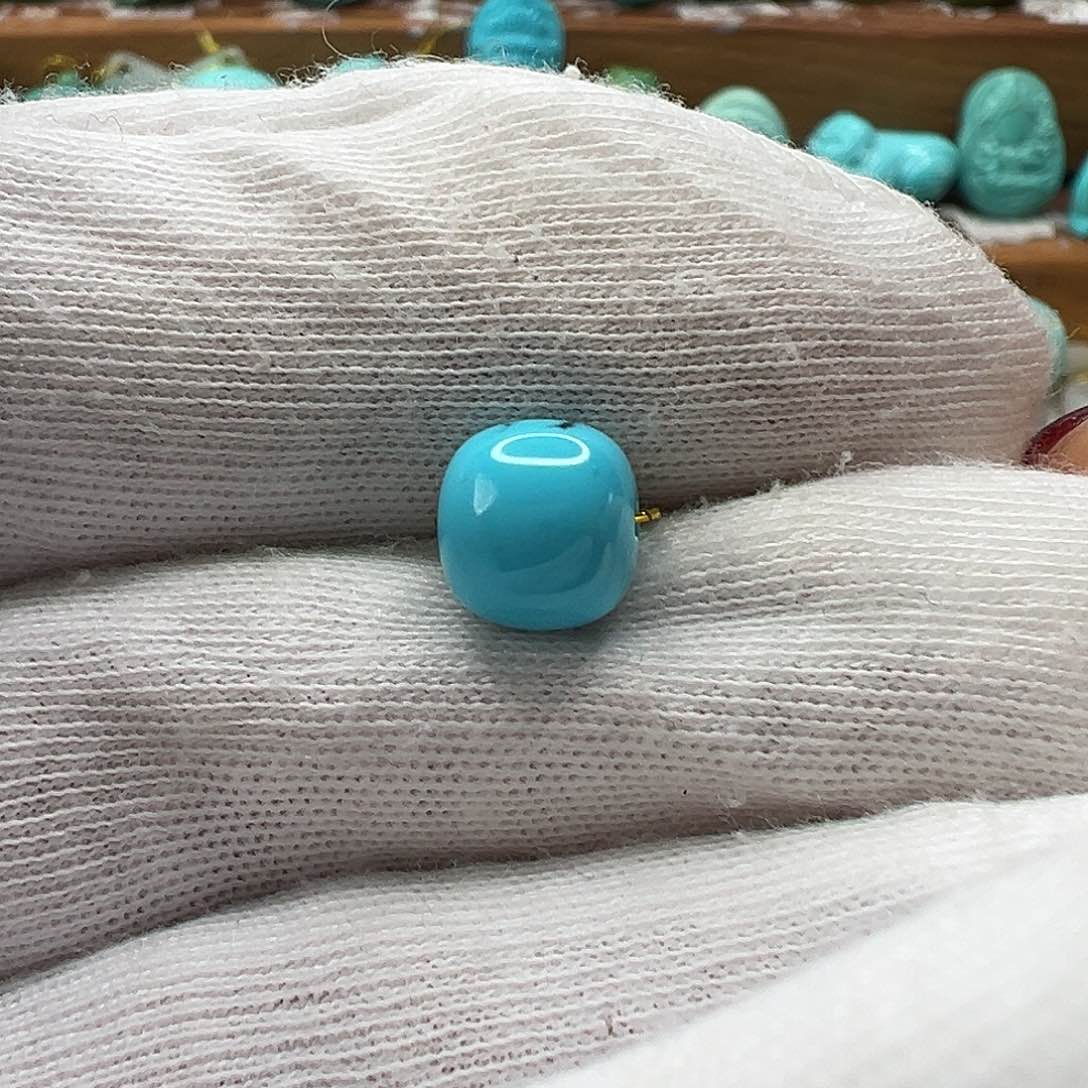 绿松石老型珠 未镶嵌