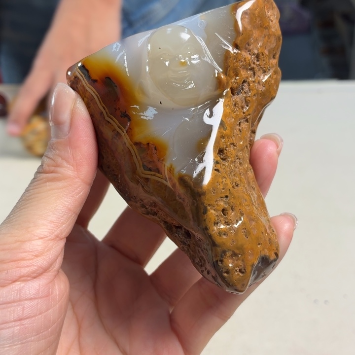 玛瑙/玉髓未镶嵌吊坠(不含链)