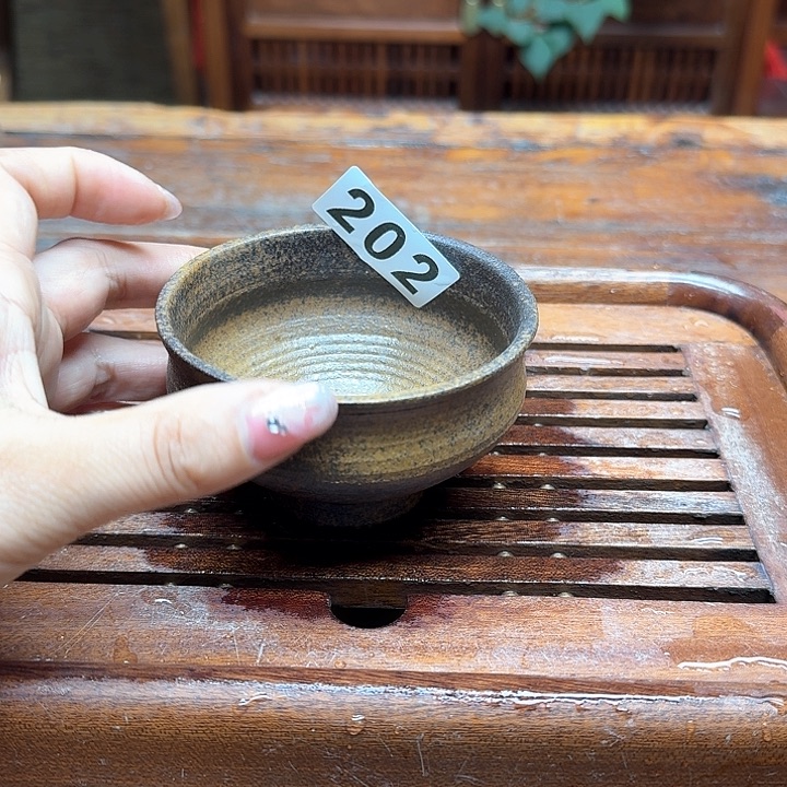 纯手工制作粗陶茶具