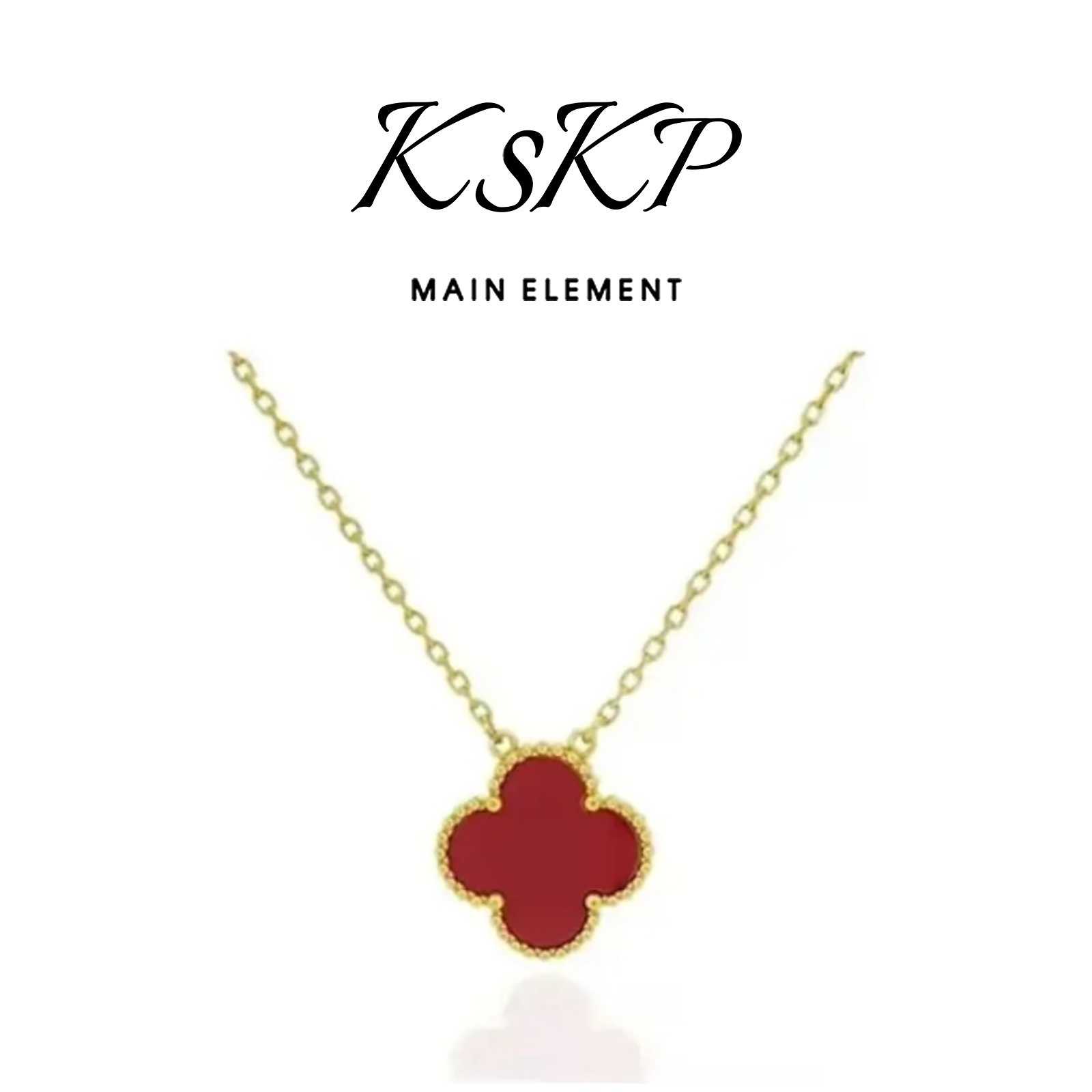 KSKP 轻奢百搭四叶草项链