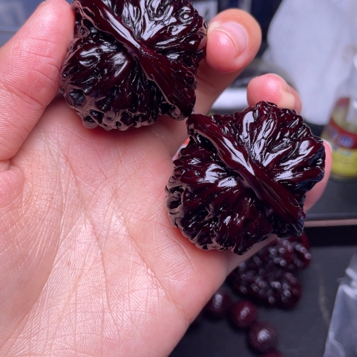 文玩核桃把件四座楼边肚43