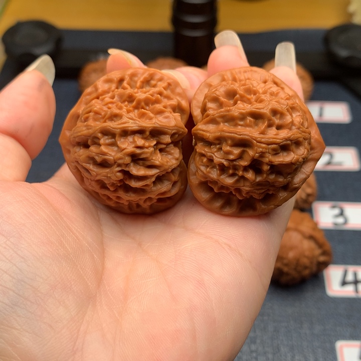 把件文玩核桃41桃心宫灯