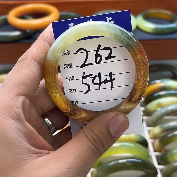 蛇纹石玉合金手镯