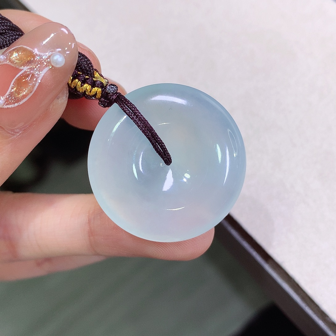 翡翠未镶嵌颈饰27.7-5.8