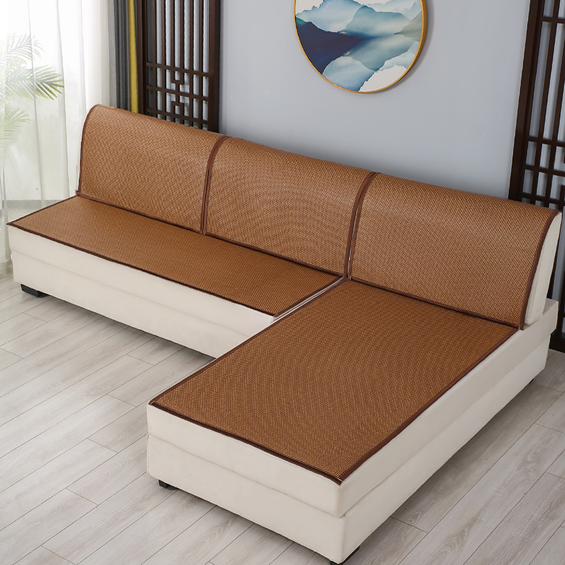 夏季凉席沙发坐垫防滑2025新款冰丝凉席简约