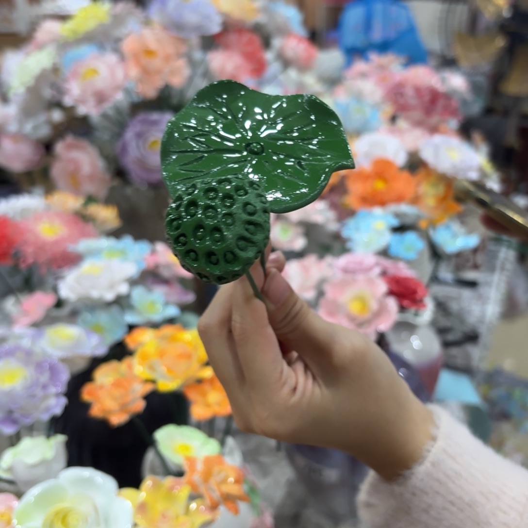 陶瓷花，20元发货，退款拉黑