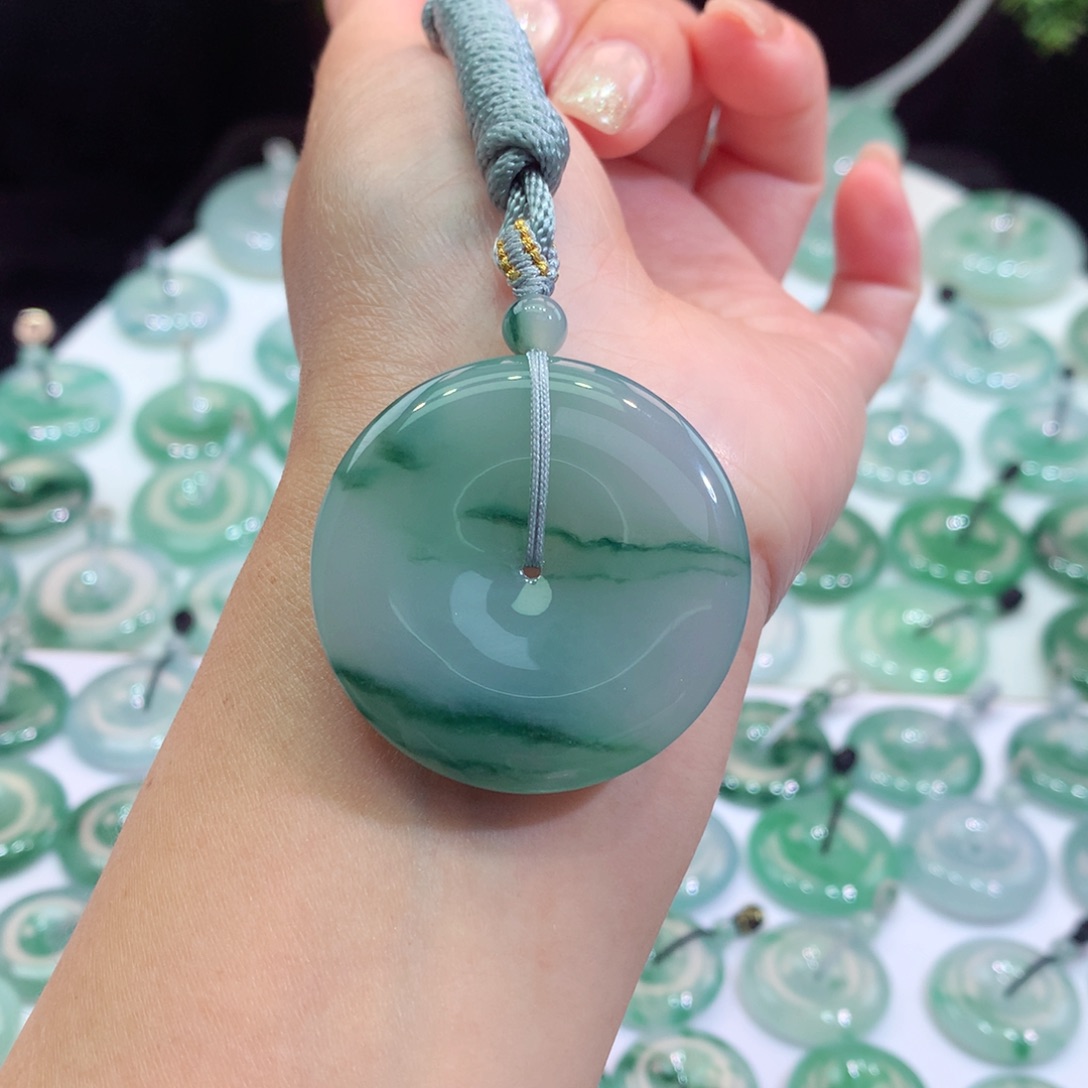 颈饰未镶嵌翡翠4尺寸39.3*5.9