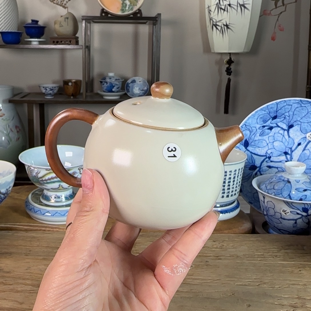 杯景德镇陶瓷柴烧多人