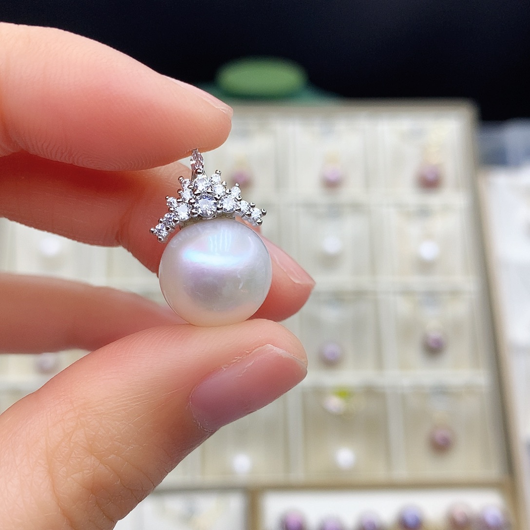 淡水珍珠颈饰合金