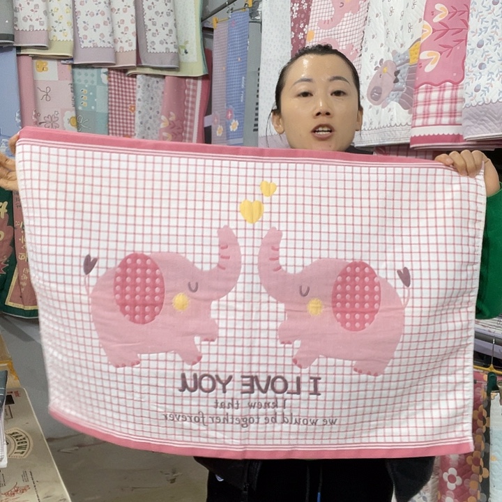 棉特价粉色小飞象