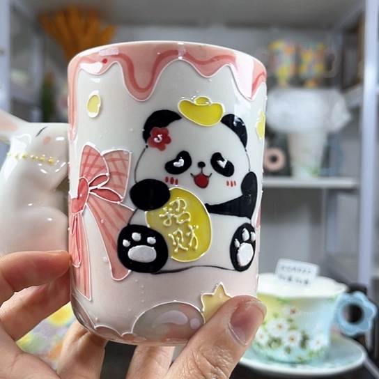 手绘高温釉下彩陶瓷