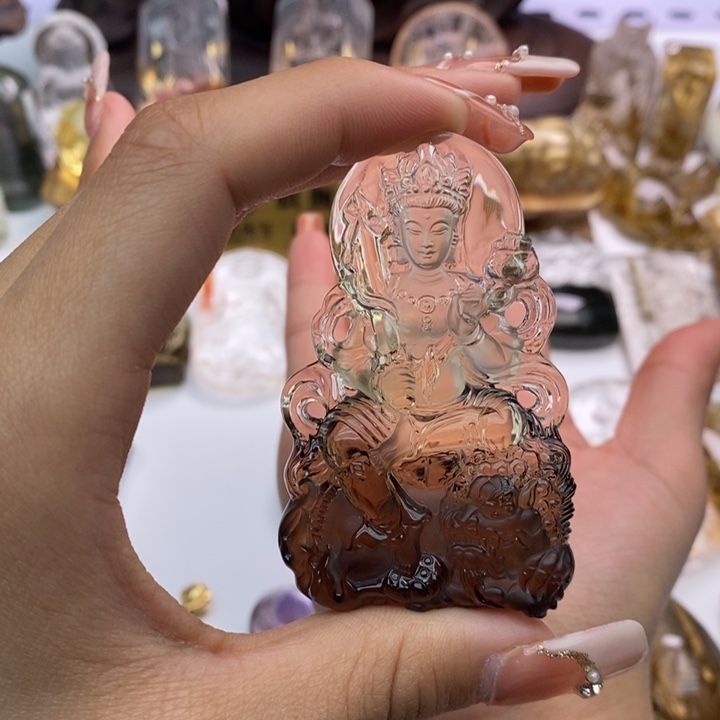 水晶颈饰未镶嵌富