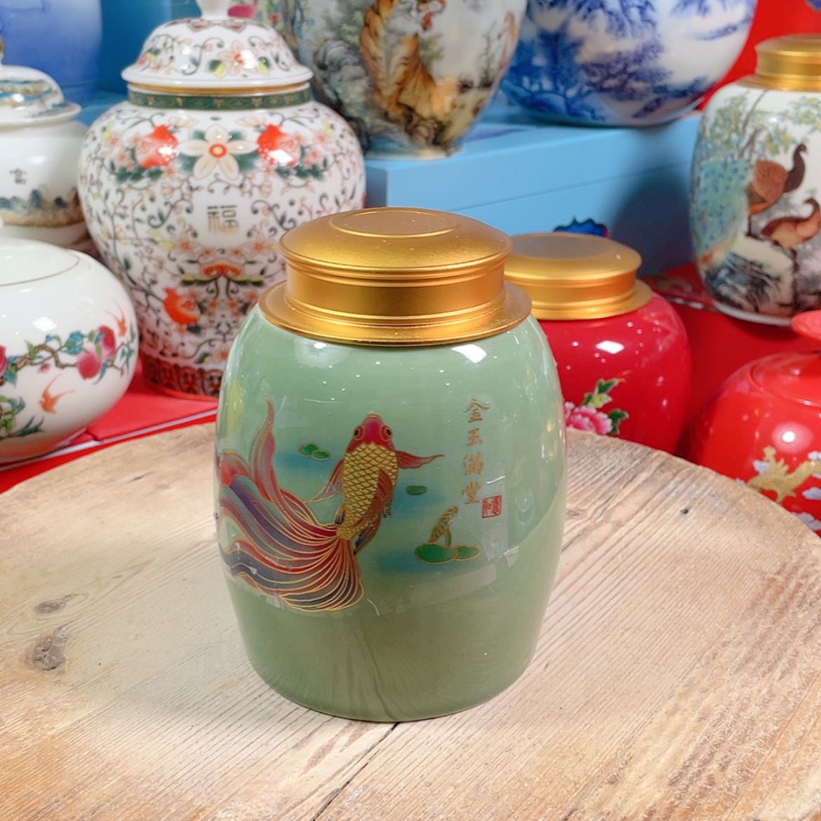 【闪购商品】罐陶瓷茶叶罐密封罐