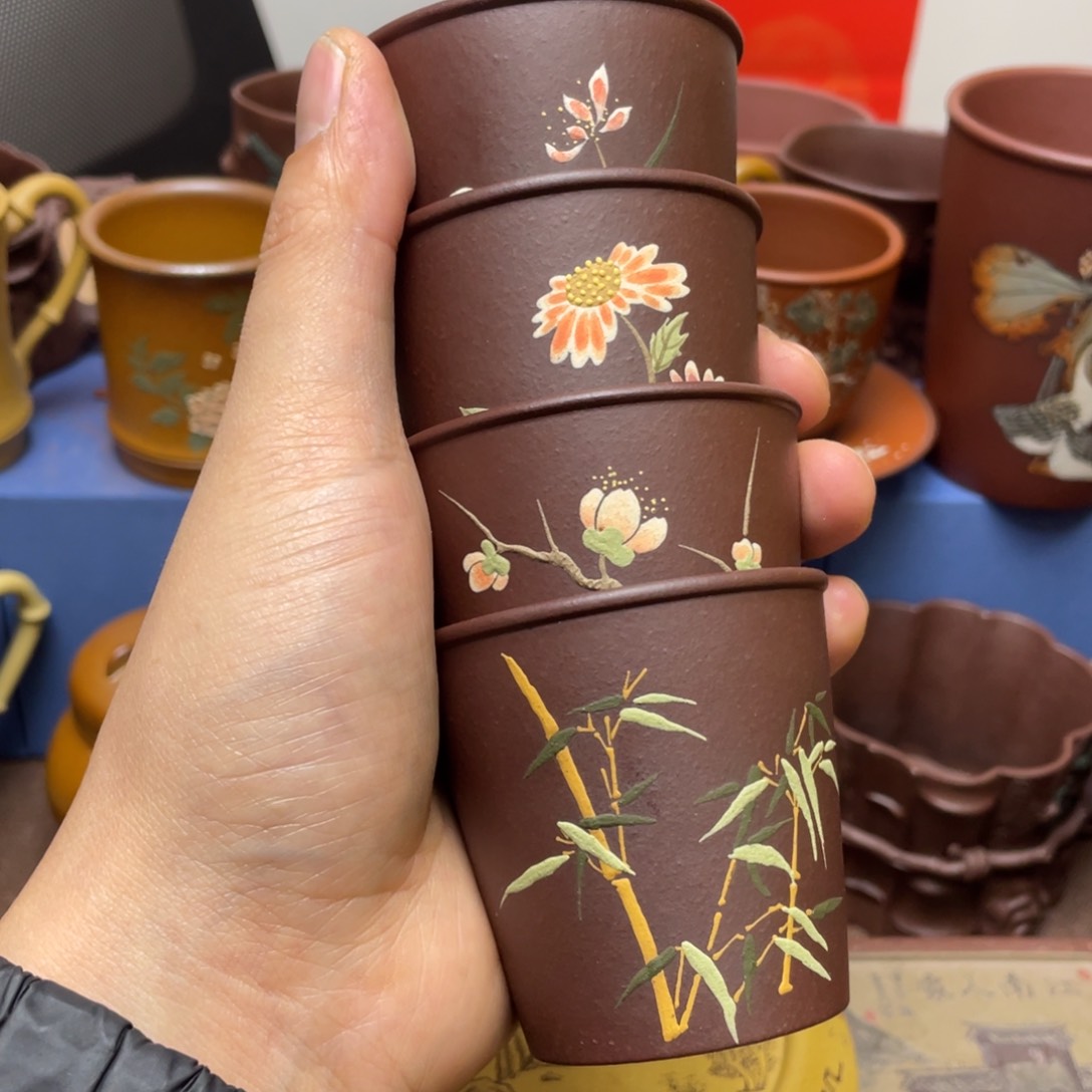 紫砂茶杯紫砂主人杯
