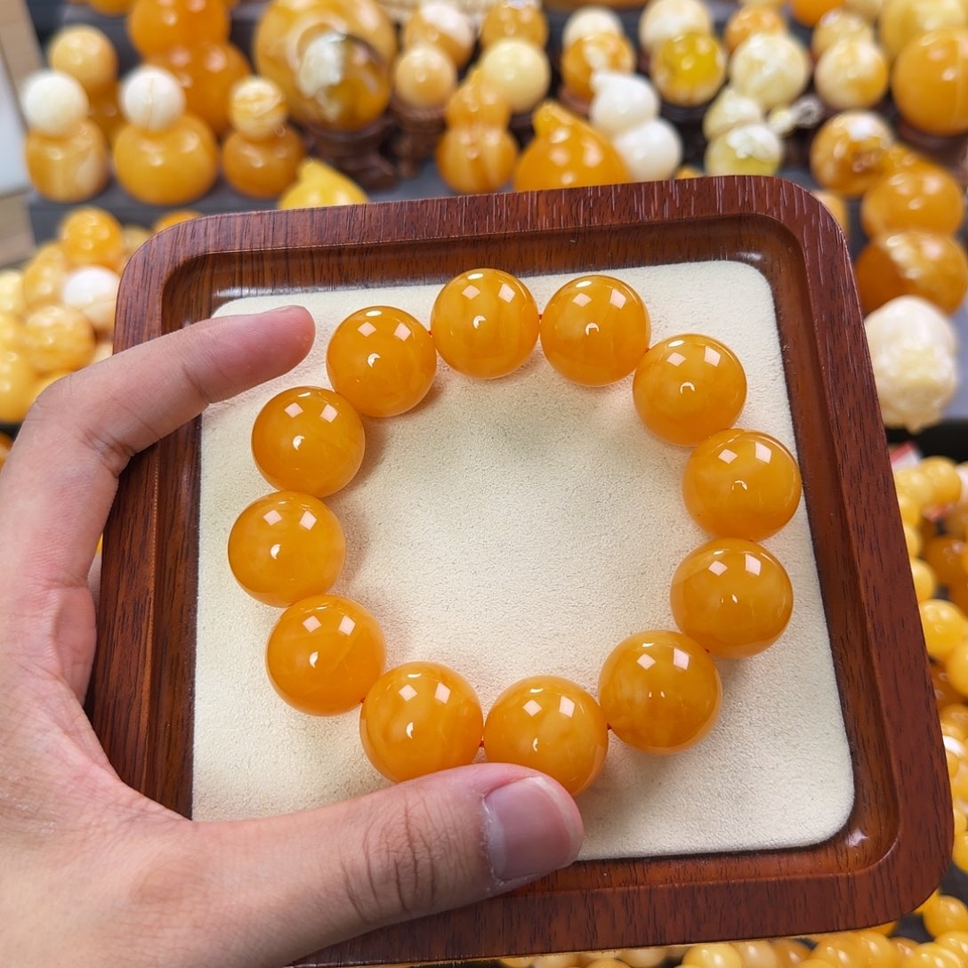 琥珀未镶嵌珠宝奇石20mm同料