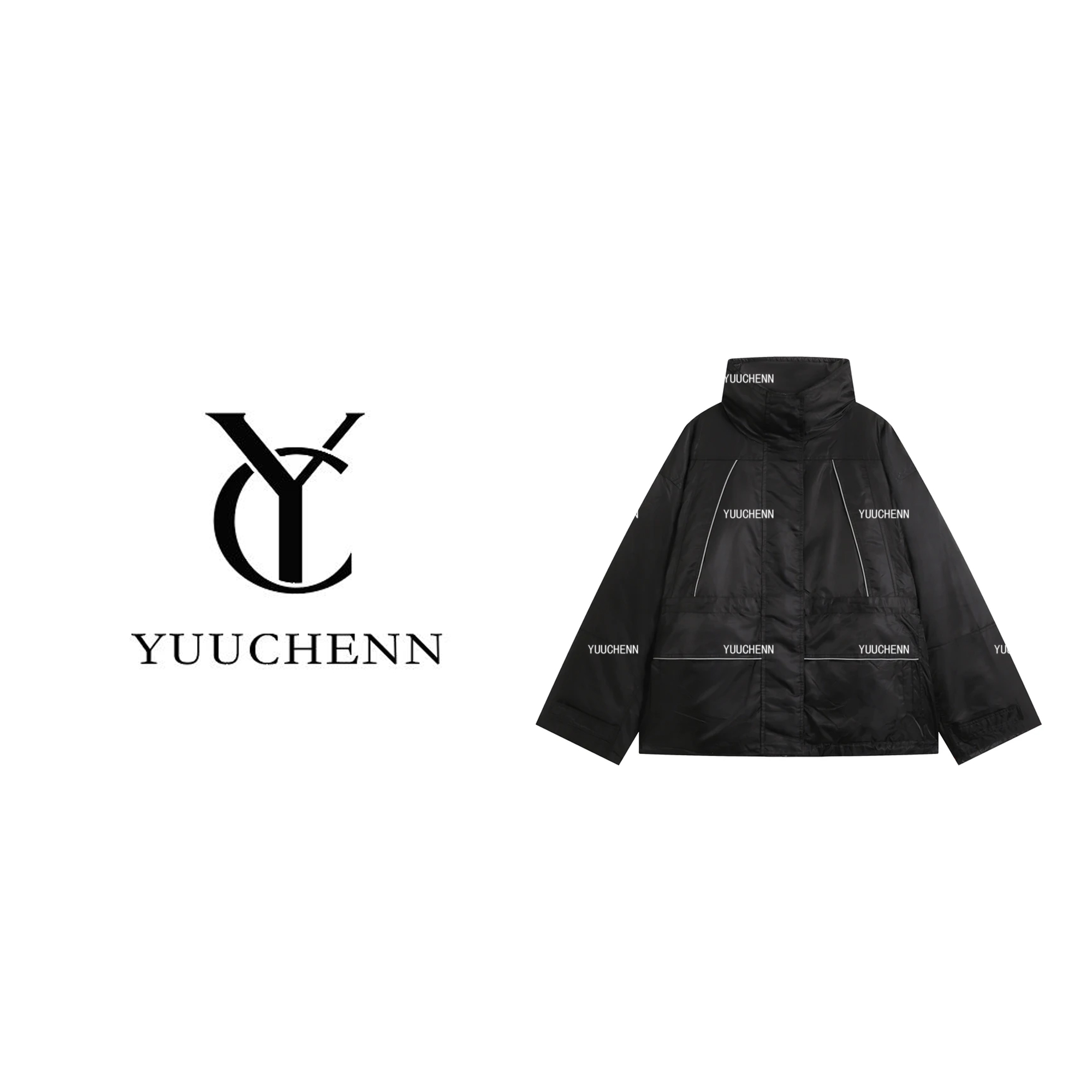 YUUCHENN"暖入心扉"大翻领白鸭绒羽绒服女时尚外套XJ-W63078