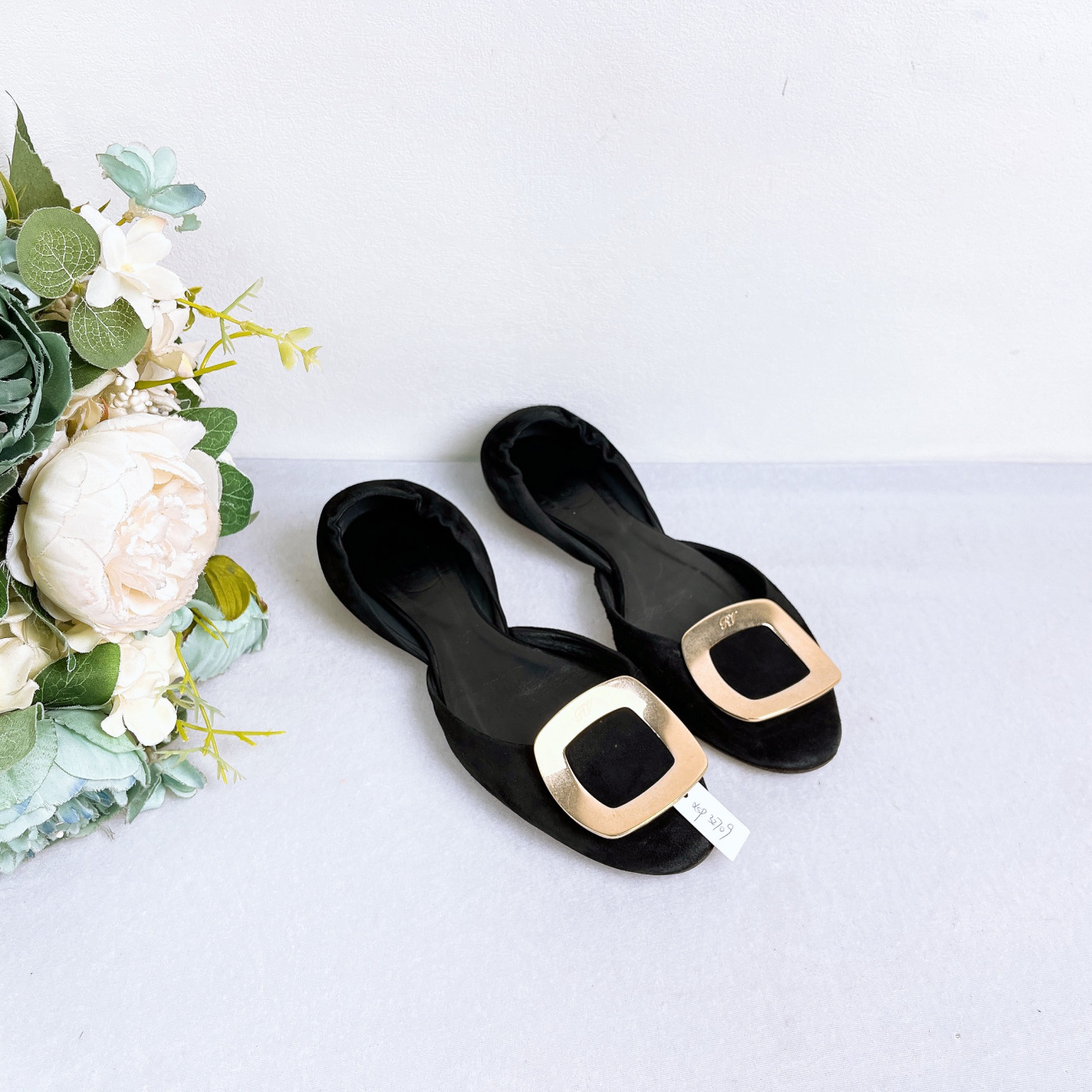 95新 Roger Vivier/罗杰·维威耶 平底鞋/36.5码/Xsp32709