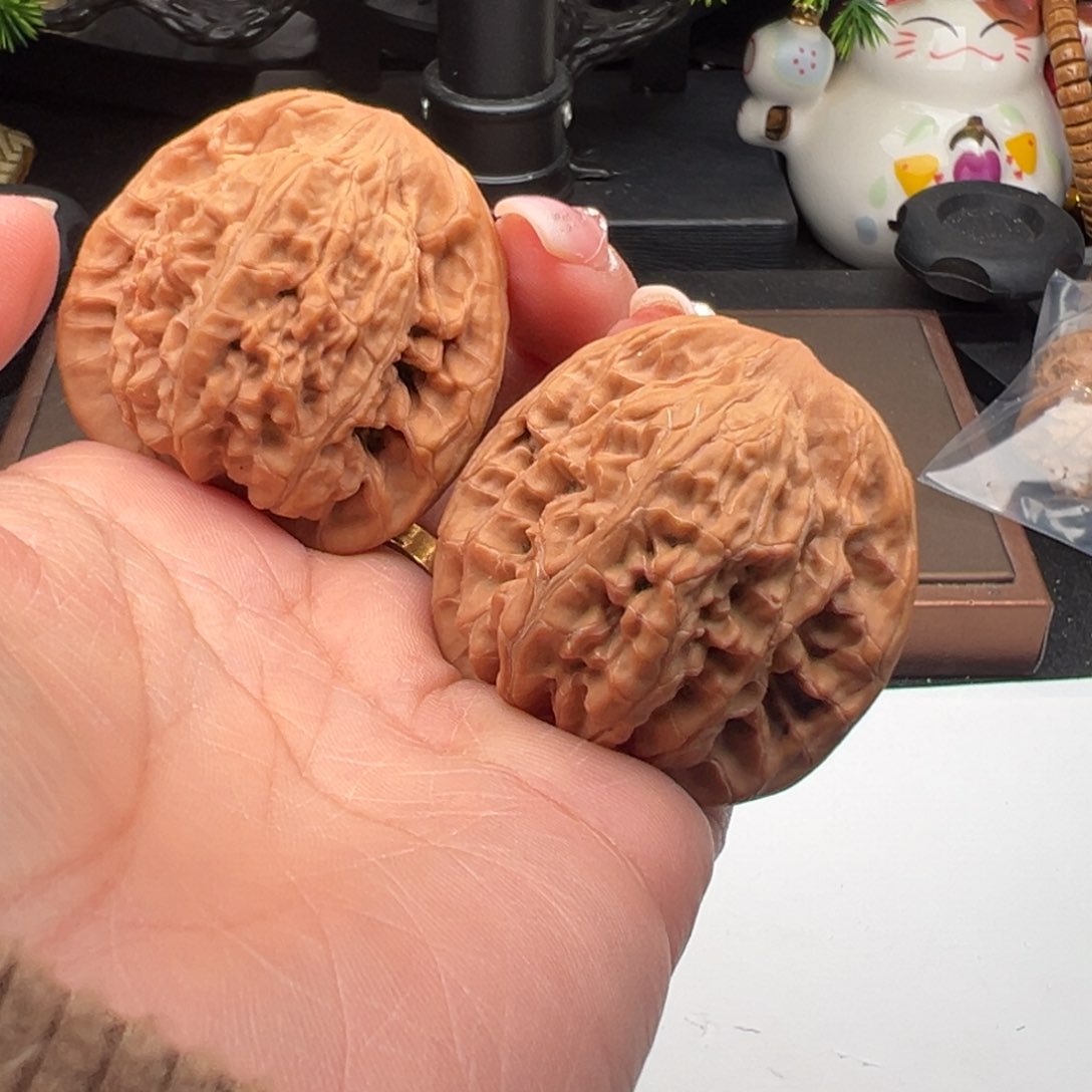 文玩核桃把件望月43