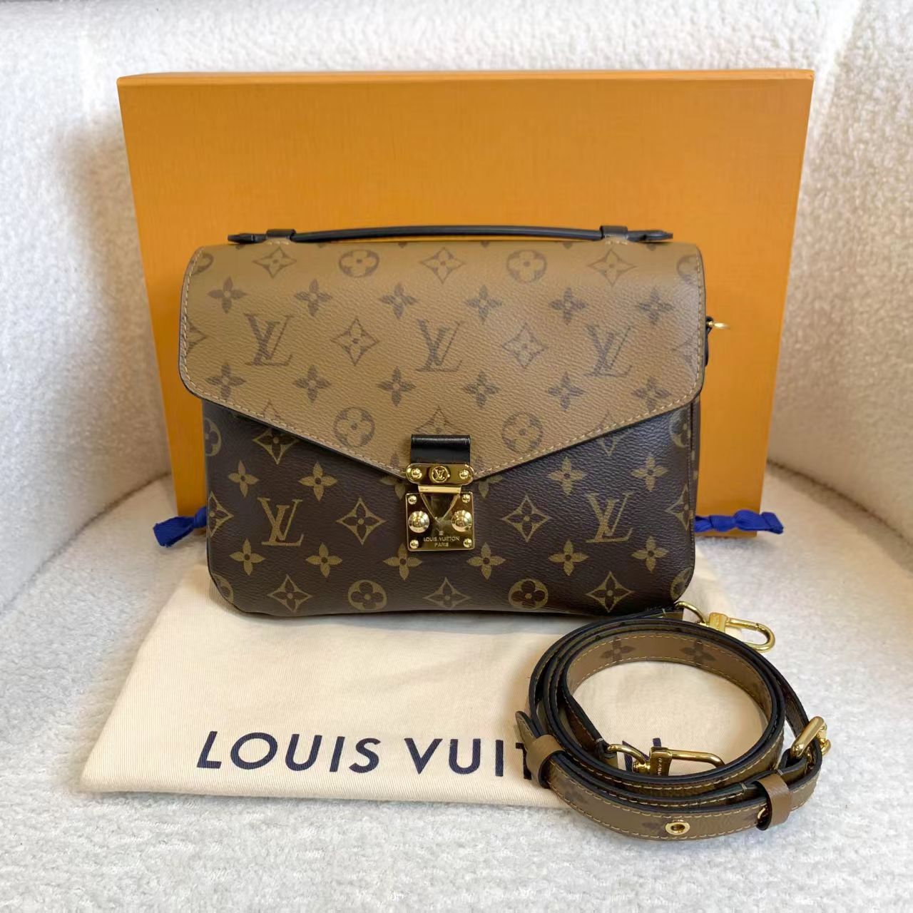 95新 LouisVuitton/路易威登 壹臻/老花拼色邮差 47855148