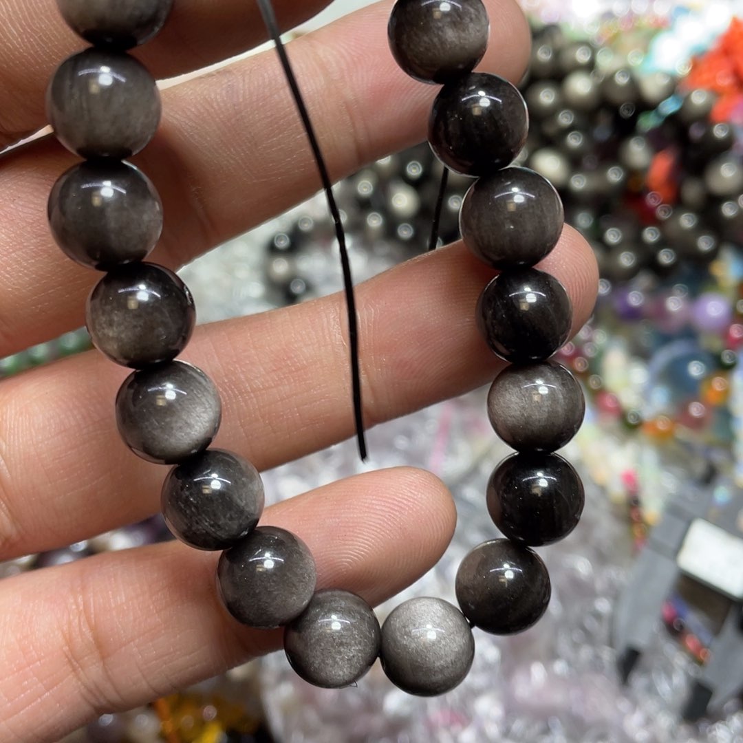 紫晶颈饰银S800镀金镶嵌