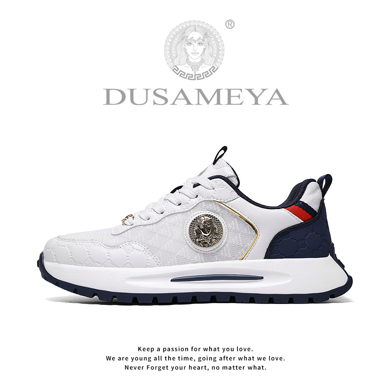 DUSAMEYA/杜莎米娅高定冰丝透气网面新款轻奢时尚百搭运动休闲鞋