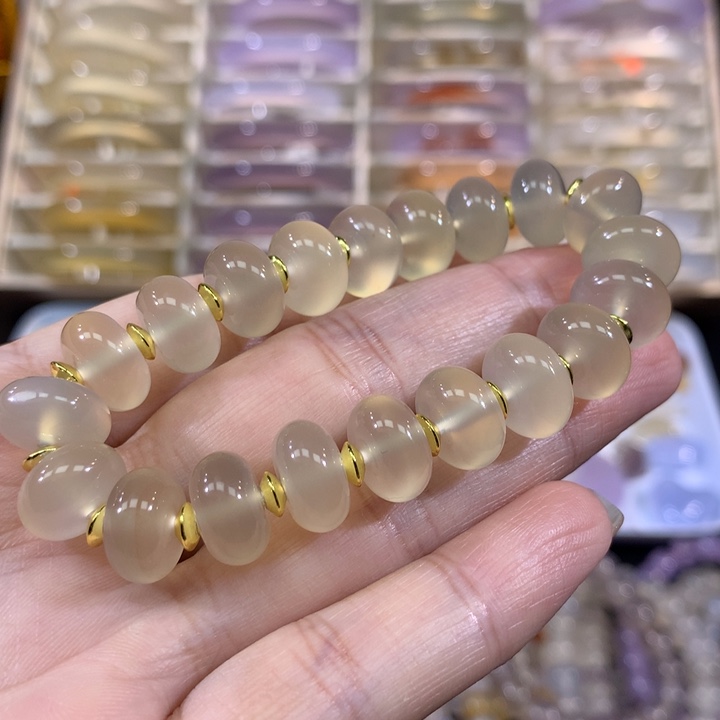 玛瑙/玉髓未镶嵌手链