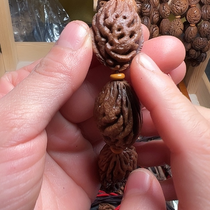 逍***遥手串桃核正宗桃枭手串