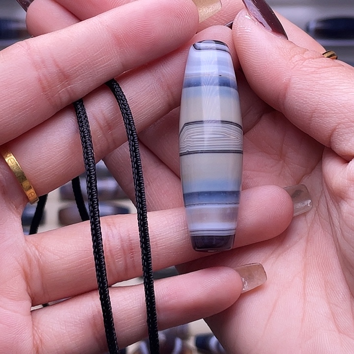 今***雨玛瑙/玉髓未镶嵌颈饰