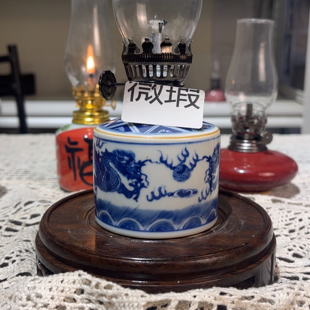 摆件景德镇陶瓷香薰灯