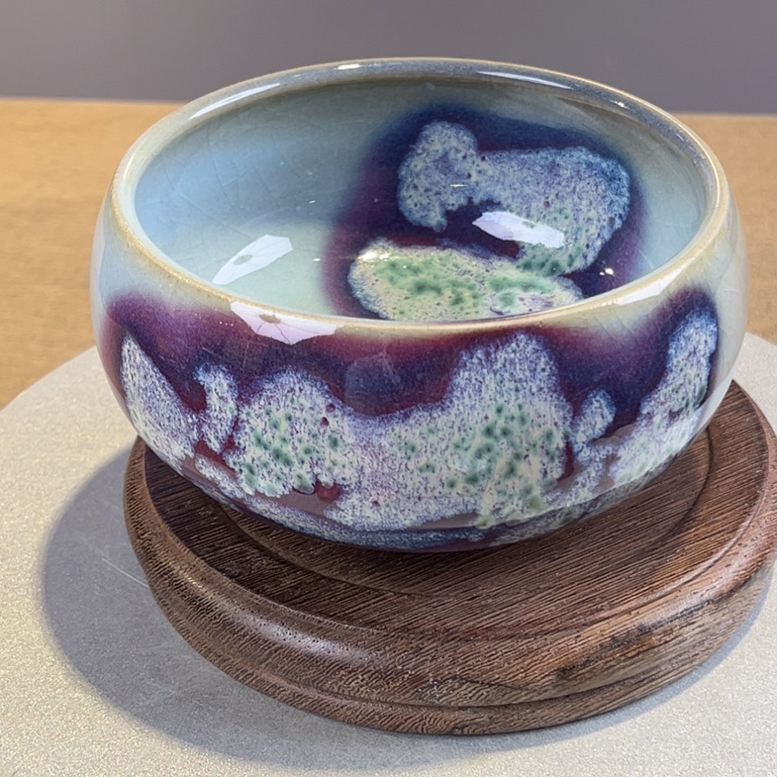 乐***A陶建水小茶洗摆件