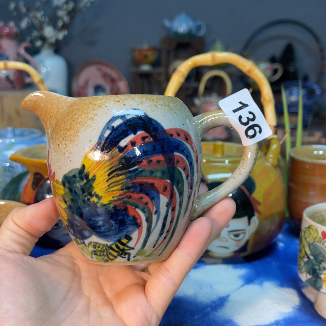 杯素浅陶瓷手工手绘