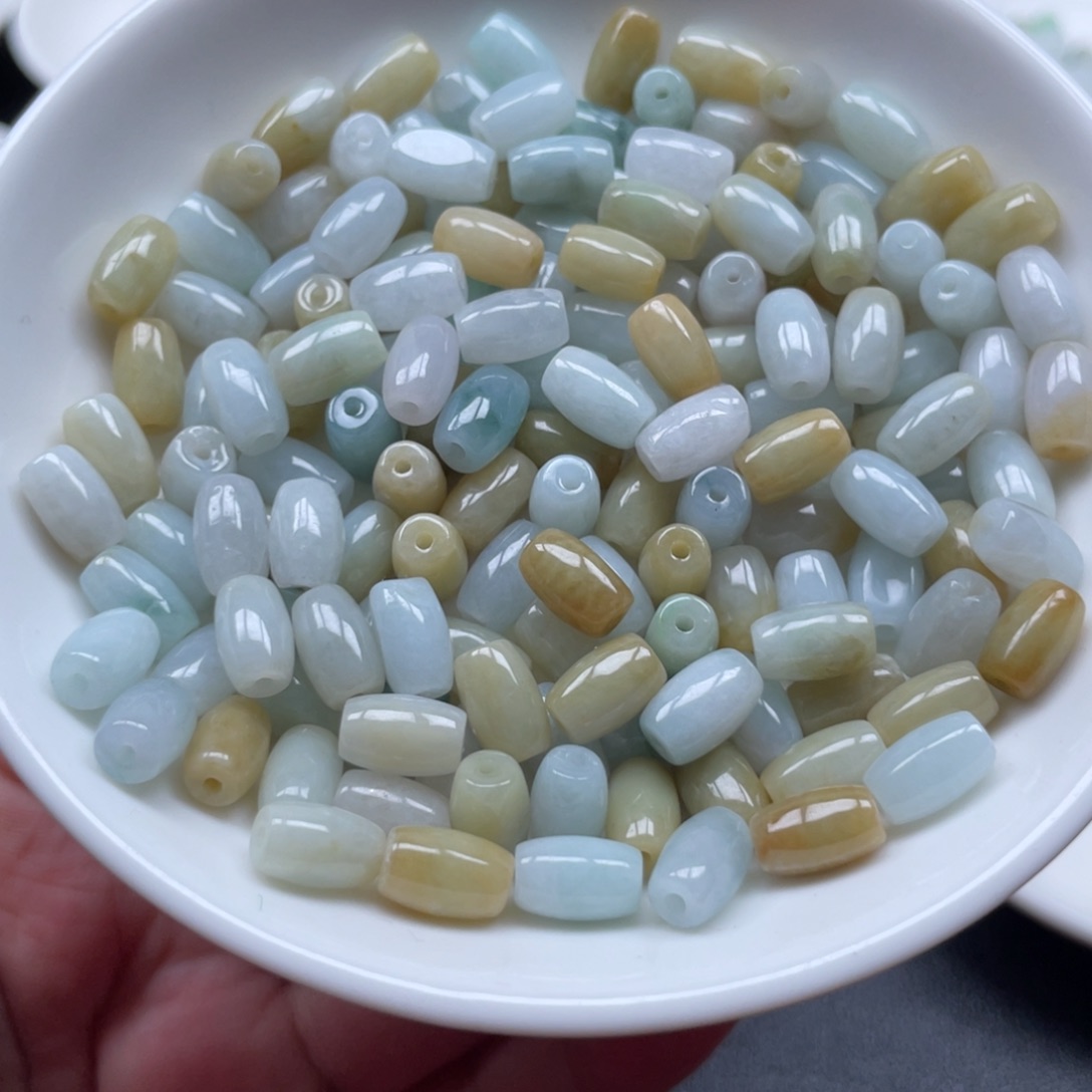 翡翠散珠大米珠150颗