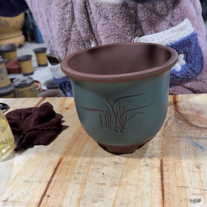 紫砂花盆紫砂花盆