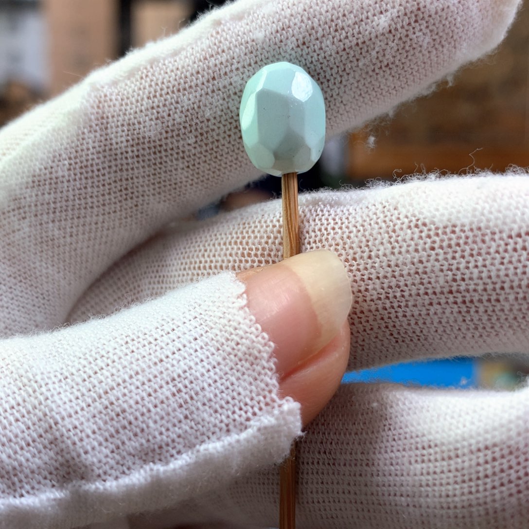 绿松石未镶嵌挂件