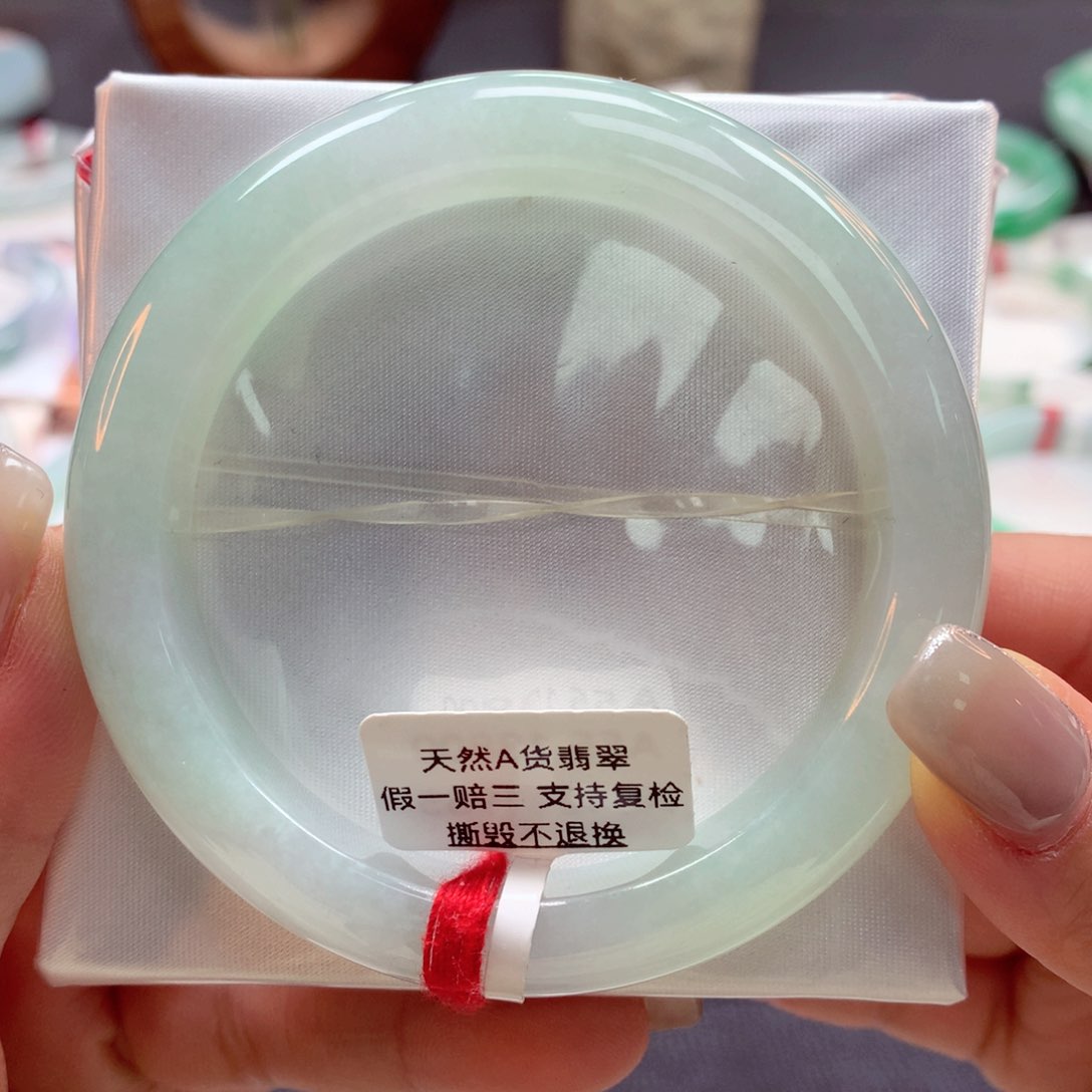 翡翠手镯未镶嵌55正3号88