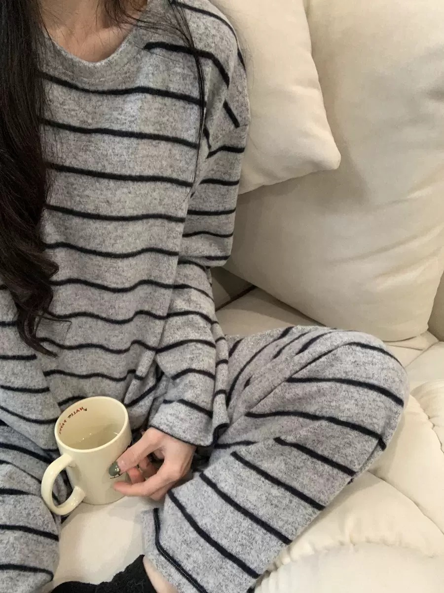 【条纹家居服】冬季设计感家居套装