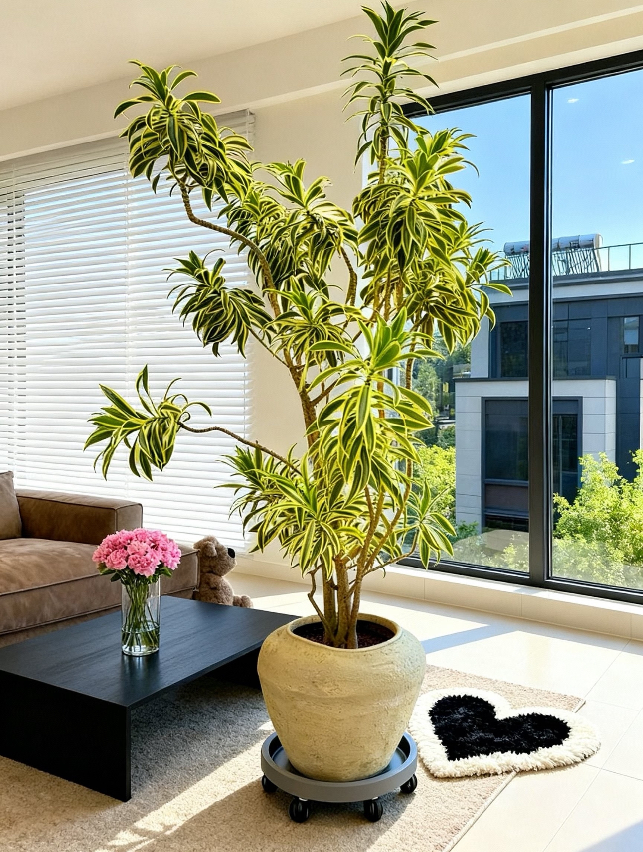 梦幻金边百合竹真绿植一物一拍客厅大型盆栽办公室好养小苗室内