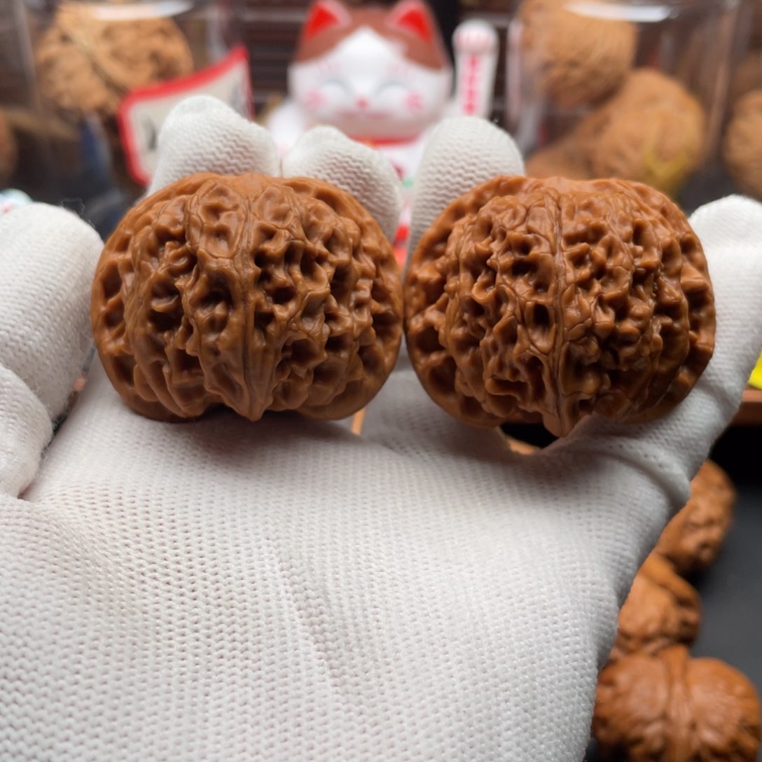 文玩核桃把件让****会苹果园