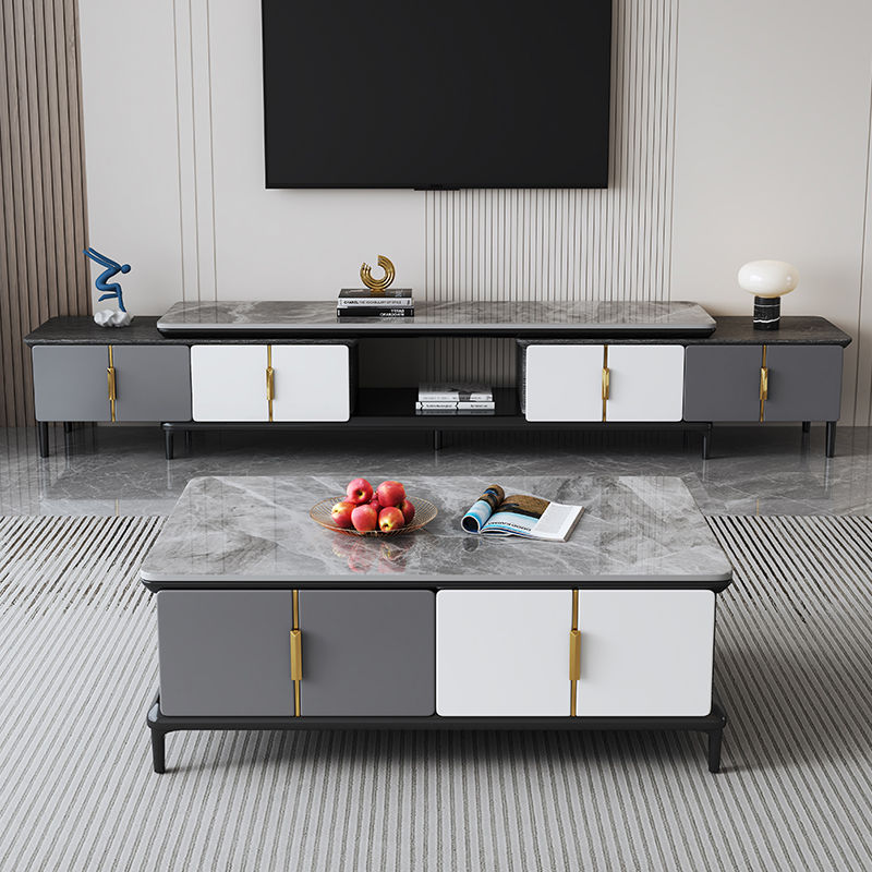 2025款岩板茶几电视柜组合现代简约客厅小户型电视机柜客厅电视柜