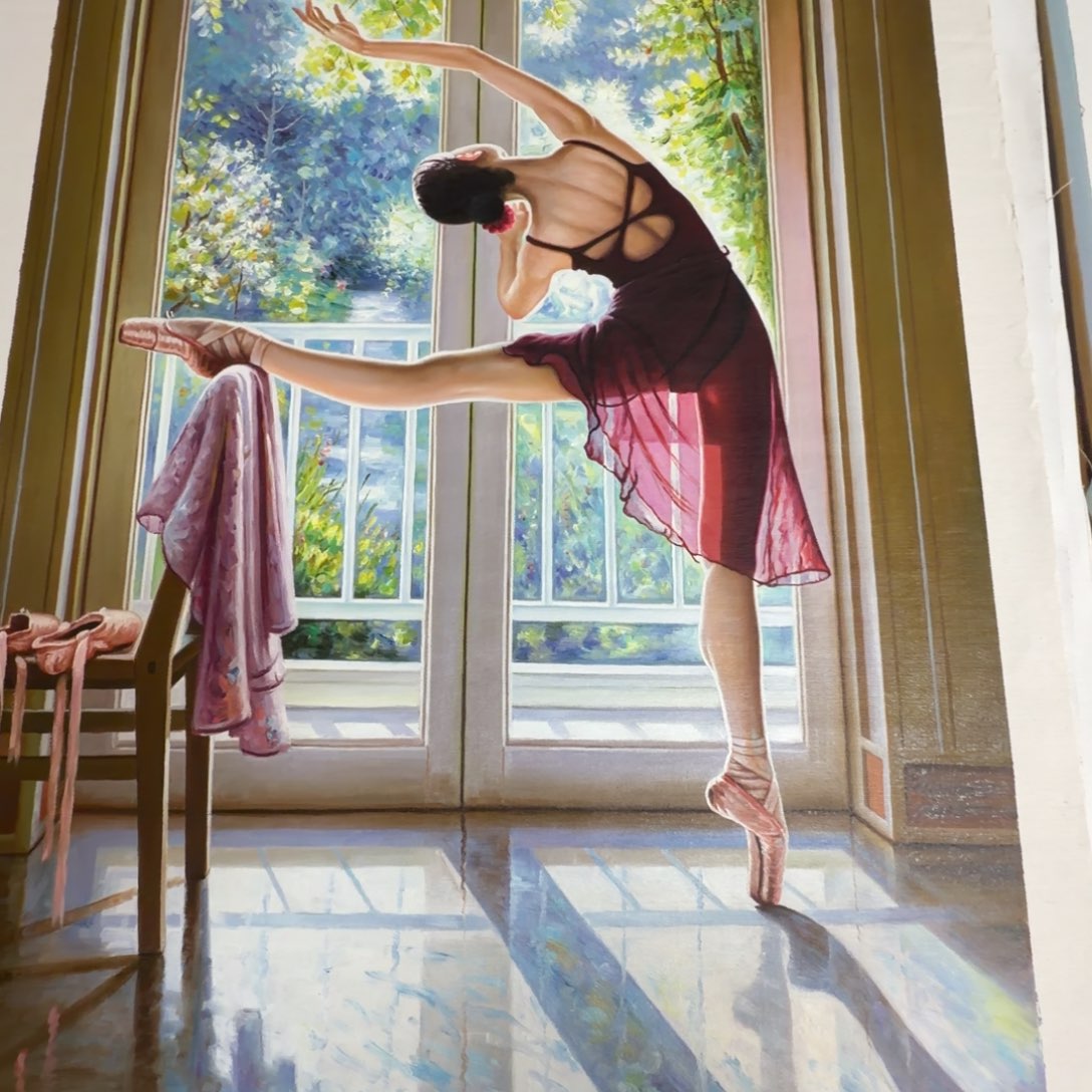 油画加油加油努力加油努力加油