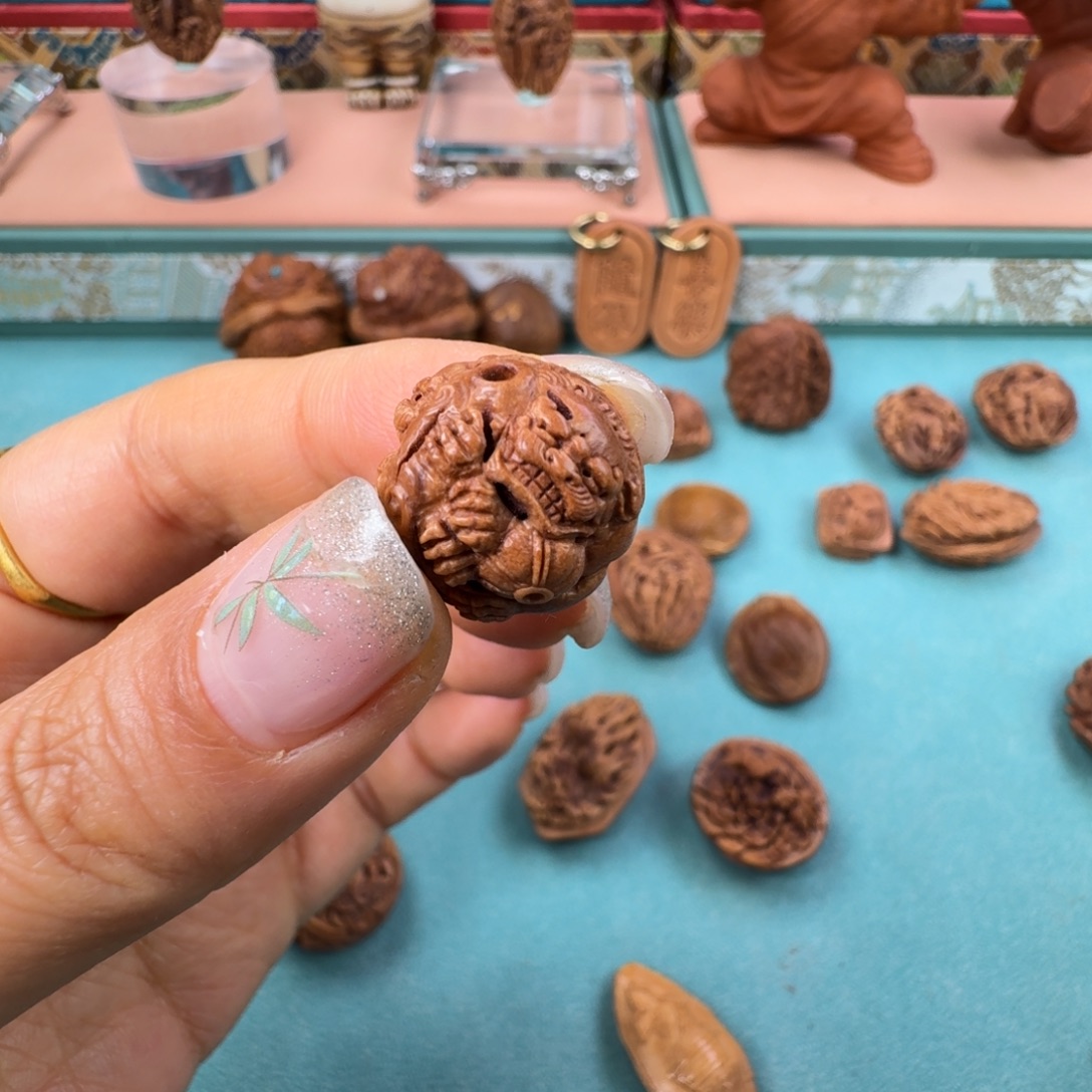 火***子手串/手链橄榄核核潮核雕手工制作